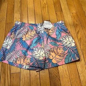 Boardies Jungle Leaf Swim Shorts Multicolor Size M Quick-Dry